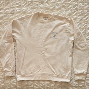 Brandy Melville Cream Crewneck Sweater
